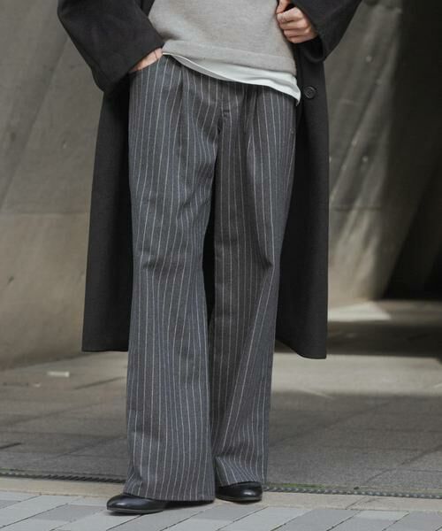 SENSE OF PLACE by URBAN RESEARCH / センスオブプレイス バイ アーバンリサーチ その他パンツ | ウールブレンドカーブポケットストレートパンツ | 詳細15