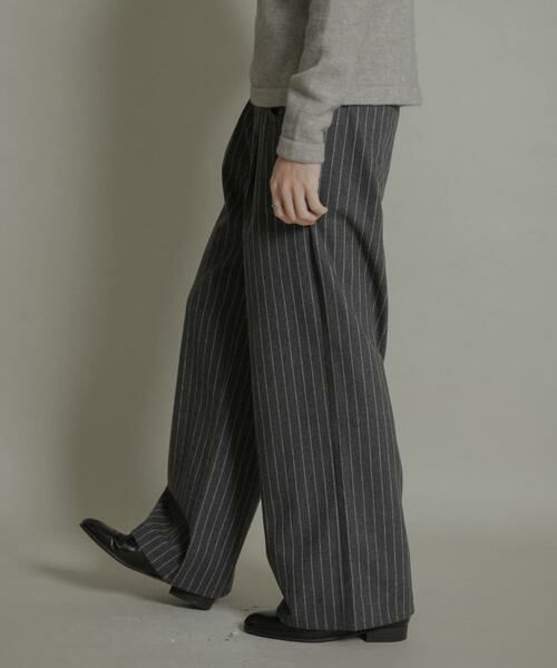 SENSE OF PLACE by URBAN RESEARCH / センスオブプレイス バイ アーバンリサーチ その他パンツ | ウールブレンドカーブポケットストレートパンツ | 詳細25