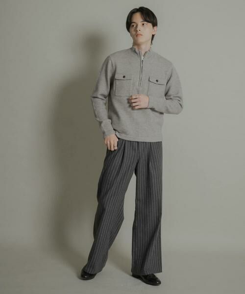SENSE OF PLACE by URBAN RESEARCH / センスオブプレイス バイ アーバンリサーチ その他パンツ | ウールブレンドカーブポケットストレートパンツ | 詳細27
