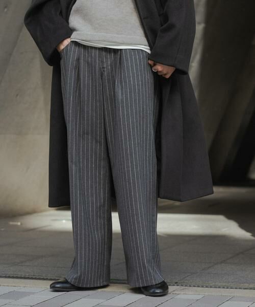 SENSE OF PLACE by URBAN RESEARCH / センスオブプレイス バイ アーバンリサーチ その他パンツ | ウールブレンドカーブポケットストレートパンツ | 詳細16