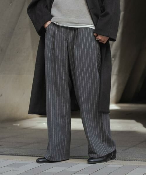 SENSE OF PLACE by URBAN RESEARCH / センスオブプレイス バイ アーバンリサーチ その他パンツ | ウールブレンドカーブポケットストレートパンツ | 詳細18