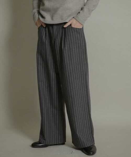 SENSE OF PLACE by URBAN RESEARCH / センスオブプレイス バイ アーバンリサーチ その他パンツ | ウールブレンドカーブポケットストレートパンツ | 詳細21