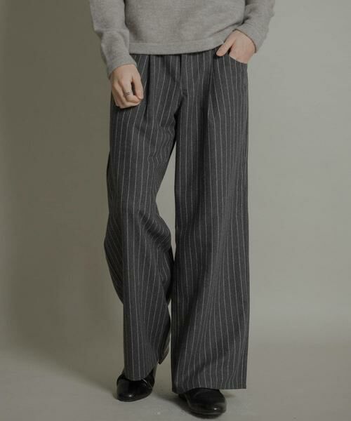 SENSE OF PLACE by URBAN RESEARCH / センスオブプレイス バイ アーバンリサーチ その他パンツ | ウールブレンドカーブポケットストレートパンツ | 詳細23