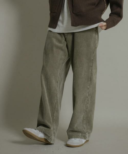 SENSE OF PLACE by URBAN RESEARCH / センスオブプレイス バイ アーバンリサーチ その他パンツ | ケミカルコーデュロイストレートパンツ | 詳細28