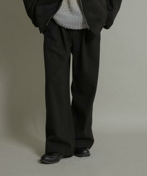 SENSE OF PLACE by URBAN RESEARCH / センスオブプレイス バイ アーバンリサーチ その他パンツ | ジャージメルトンタックワイドパンツ | 詳細3