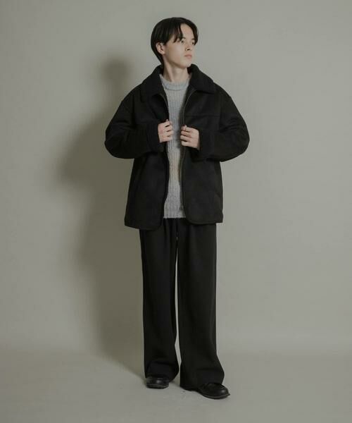 SENSE OF PLACE by URBAN RESEARCH / センスオブプレイス バイ アーバンリサーチ その他パンツ | ジャージメルトンタックワイドパンツ | 詳細6