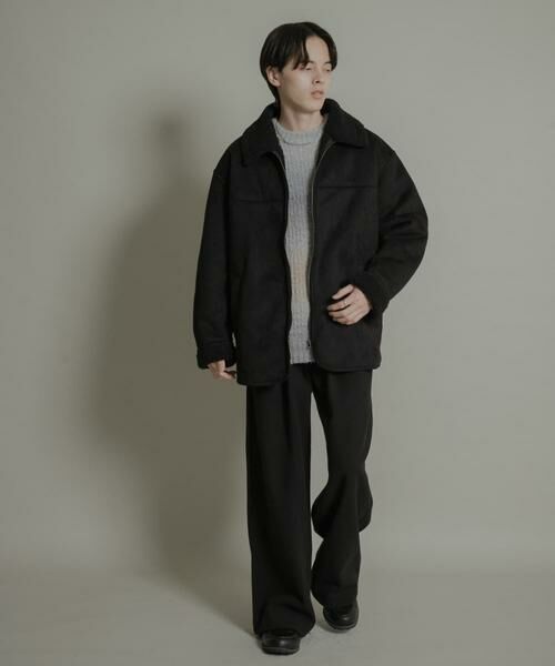 SENSE OF PLACE by URBAN RESEARCH / センスオブプレイス バイ アーバンリサーチ その他パンツ | ジャージメルトンタックワイドパンツ | 詳細7