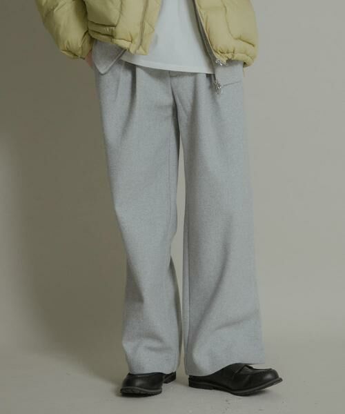 SENSE OF PLACE by URBAN RESEARCH / センスオブプレイス バイ アーバンリサーチ その他パンツ | ジャージメルトンタックワイドパンツ | 詳細11