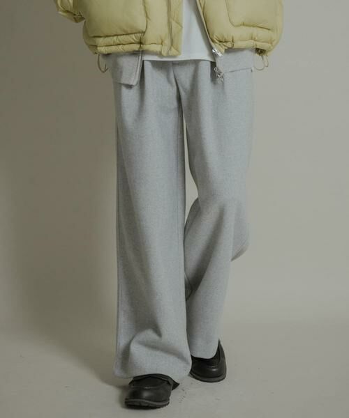 SENSE OF PLACE by URBAN RESEARCH / センスオブプレイス バイ アーバンリサーチ その他パンツ | ジャージメルトンタックワイドパンツ | 詳細12