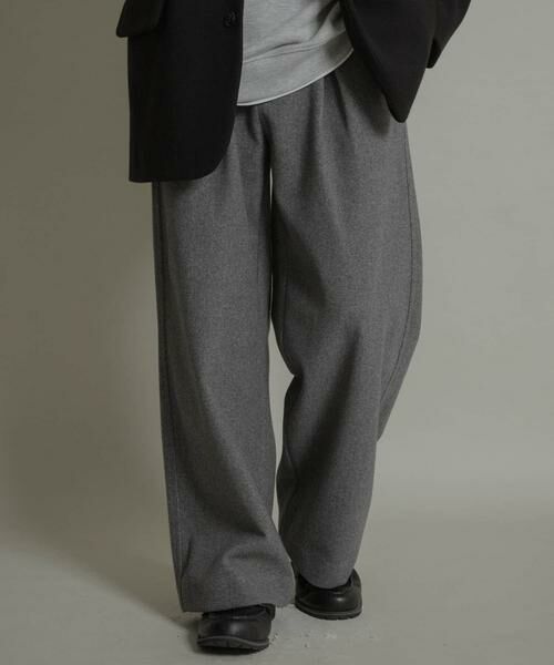 SENSE OF PLACE by URBAN RESEARCH / センスオブプレイス バイ アーバンリサーチ その他パンツ | ジャージメルトンタックワイドパンツ | 詳細22