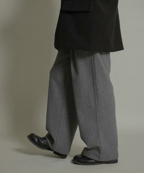 SENSE OF PLACE by URBAN RESEARCH / センスオブプレイス バイ アーバンリサーチ その他パンツ | ジャージメルトンタックワイドパンツ | 詳細23