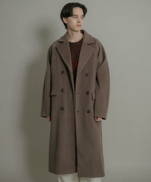 SENSE OF PLACE by URBAN RESEARCH / センスオブプレイス バイ アーバンリサーチ その他アウター | ウールブレンドダブルロングコート | 詳細2