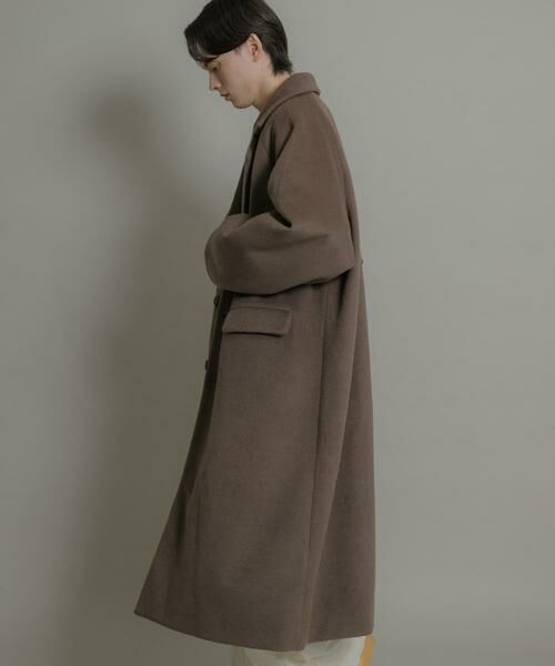 SENSE OF PLACE by URBAN RESEARCH / センスオブプレイス バイ アーバンリサーチ その他アウター | ウールブレンドダブルロングコート | 詳細4