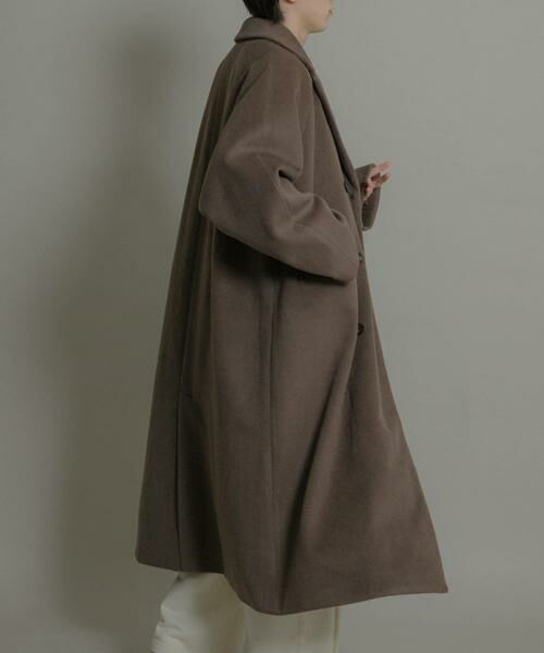 SENSE OF PLACE by URBAN RESEARCH / センスオブプレイス バイ アーバンリサーチ その他アウター | ウールブレンドダブルロングコート | 詳細5