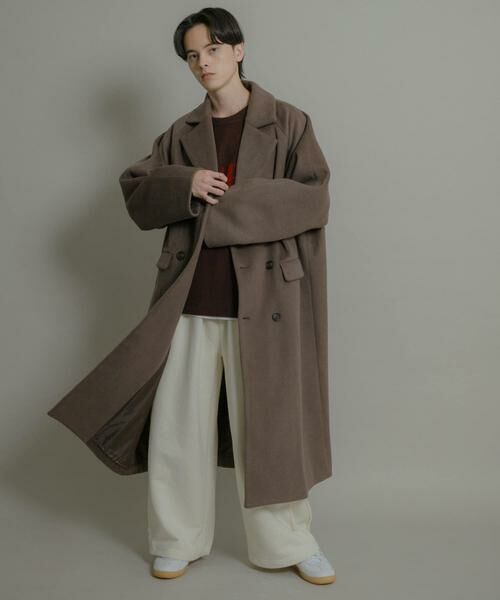 SENSE OF PLACE by URBAN RESEARCH / センスオブプレイス バイ アーバンリサーチ その他アウター | ウールブレンドダブルロングコート | 詳細7