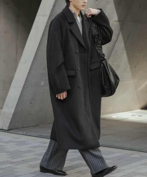 SENSE OF PLACE by URBAN RESEARCH / センスオブプレイス バイ アーバンリサーチ その他アウター | ウールブレンドダブルロングコート | 詳細14