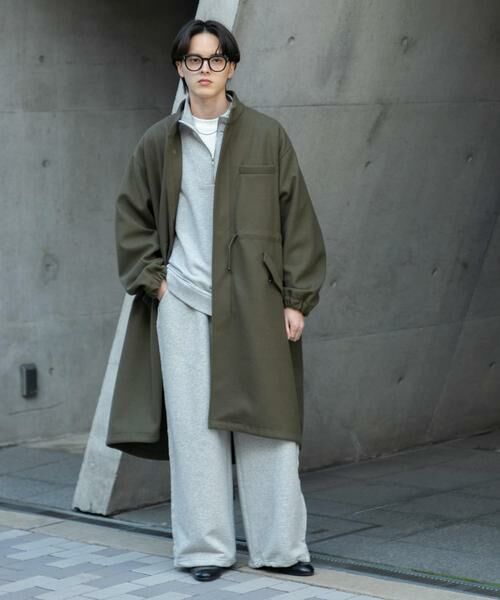 SENSE OF PLACE by URBAN RESEARCH / センスオブプレイス バイ アーバンリサーチ ミリタリージャケット・コート | 『UR TECH』 カットメルトンモッズコート | 詳細7