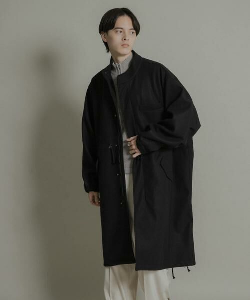 SENSE OF PLACE by URBAN RESEARCH / センスオブプレイス バイ アーバンリサーチ ミリタリージャケット・コート | 『UR TECH』 カットメルトンモッズコート | 詳細25