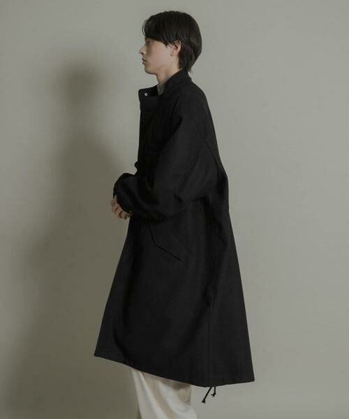 SENSE OF PLACE by URBAN RESEARCH / センスオブプレイス バイ アーバンリサーチ ミリタリージャケット・コート | 『UR TECH』 カットメルトンモッズコート | 詳細26