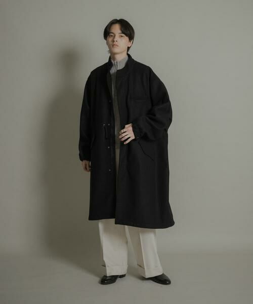 SENSE OF PLACE by URBAN RESEARCH / センスオブプレイス バイ アーバンリサーチ ミリタリージャケット・コート | 『UR TECH』 カットメルトンモッズコート | 詳細27