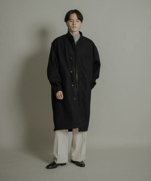 SENSE OF PLACE by URBAN RESEARCH / センスオブプレイス バイ アーバンリサーチ ミリタリージャケット・コート | 『UR TECH』 カットメルトンモッズコート | 詳細28
