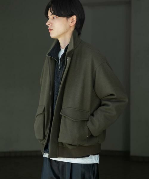 SENSE OF PLACE by URBAN RESEARCH / センスオブプレイス バイ アーバンリサーチ ブルゾン | 『UR TECH』カットメルトンブルゾン | 詳細3
