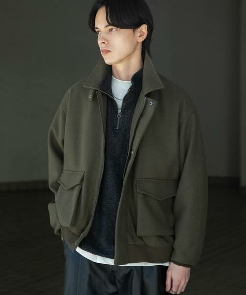 SENSE OF PLACE by URBAN RESEARCH / センスオブプレイス バイ アーバンリサーチ ブルゾン | 『UR TECH』カットメルトンブルゾン | 詳細4