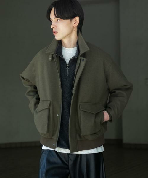 SENSE OF PLACE by URBAN RESEARCH / センスオブプレイス バイ アーバンリサーチ ブルゾン | 『UR TECH』カットメルトンブルゾン | 詳細5