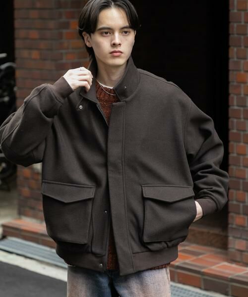 SENSE OF PLACE by URBAN RESEARCH / センスオブプレイス バイ アーバンリサーチ ブルゾン | 『UR TECH』カットメルトンブルゾン | 詳細13