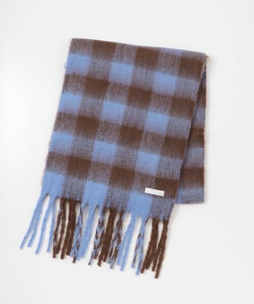 SENSE OF PLACE by URBAN RESEARCH / センスオブプレイス バイ アーバンリサーチ マフラー・ショール・スヌード・ストール | ブロックチェックボリュームマフラー | 詳細2