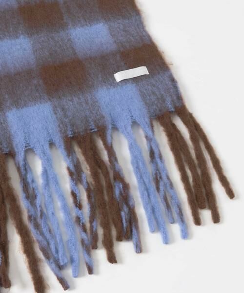 SENSE OF PLACE by URBAN RESEARCH / センスオブプレイス バイ アーバンリサーチ マフラー・ショール・スヌード・ストール | ブロックチェックボリュームマフラー | 詳細3