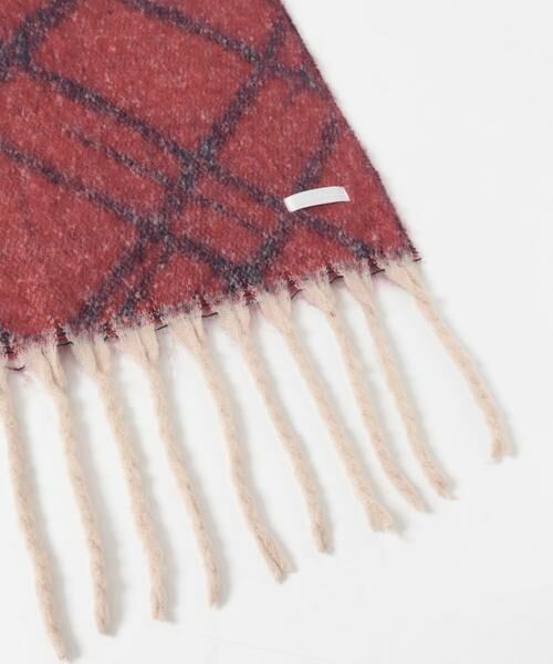 SENSE OF PLACE by URBAN RESEARCH / センスオブプレイス バイ アーバンリサーチ マフラー・ショール・スヌード・ストール | ラインチェックボリュームマフラー | 詳細2