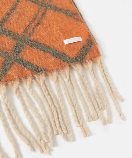 SENSE OF PLACE by URBAN RESEARCH / センスオブプレイス バイ アーバンリサーチ マフラー・ショール・スヌード・ストール | ラインチェックボリュームマフラー | 詳細10
