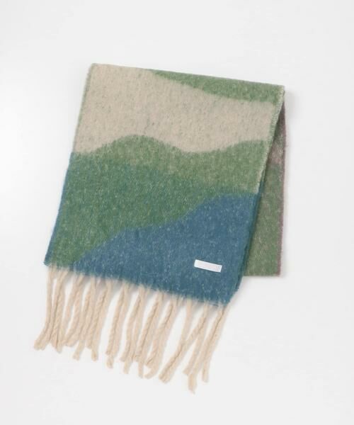 SENSE OF PLACE by URBAN RESEARCH / センスオブプレイス バイ アーバンリサーチ マフラー・ショール・スヌード・ストール | パターンボリューム大判マフラー | 詳細2