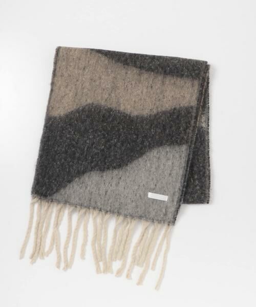 SENSE OF PLACE by URBAN RESEARCH / センスオブプレイス バイ アーバンリサーチ マフラー・ショール・スヌード・ストール | パターンボリューム大判マフラー | 詳細4