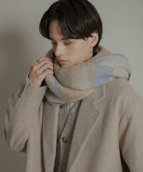 SENSE OF PLACE by URBAN RESEARCH / センスオブプレイス バイ アーバンリサーチ マフラー・ショール・スヌード・ストール | パターンボリューム大判マフラー | 詳細9