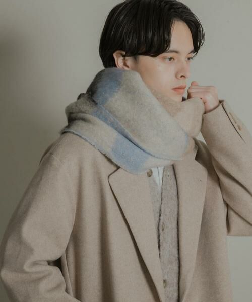 SENSE OF PLACE by URBAN RESEARCH / センスオブプレイス バイ アーバンリサーチ マフラー・ショール・スヌード・ストール | パターンボリューム大判マフラー | 詳細10