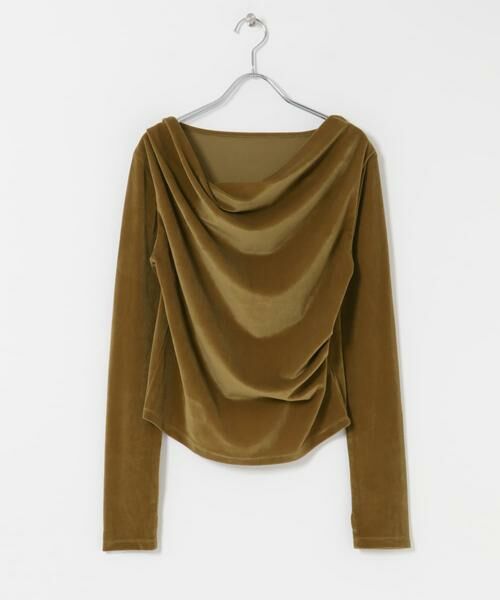 SENSE OF PLACE by URBAN RESEARCH / センスオブプレイス バイ アーバンリサーチ その他トップス | ベロアドレープトップ | 詳細6