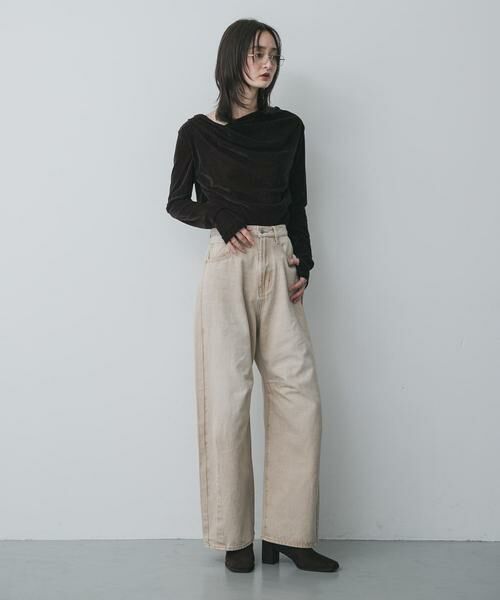 SENSE OF PLACE by URBAN RESEARCH / センスオブプレイス バイ アーバンリサーチ その他トップス | ベロアドレープトップ | 詳細10