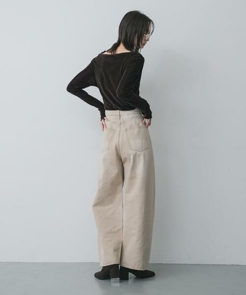 SENSE OF PLACE by URBAN RESEARCH / センスオブプレイス バイ アーバンリサーチ その他トップス | ベロアドレープトップ | 詳細11