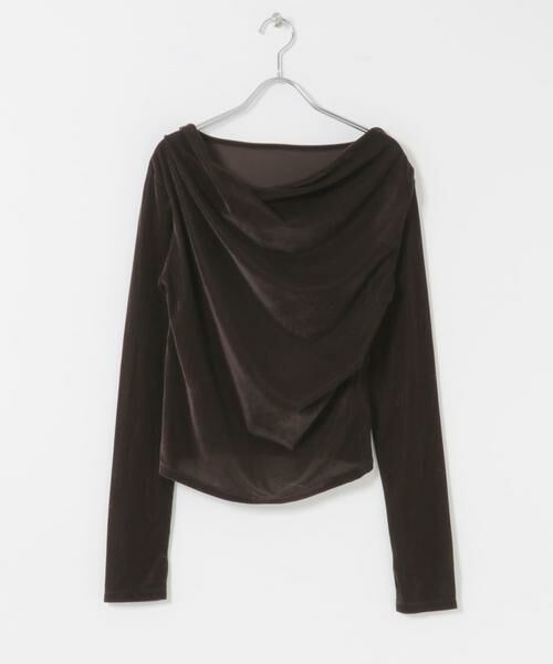 SENSE OF PLACE by URBAN RESEARCH / センスオブプレイス バイ アーバンリサーチ その他トップス | ベロアドレープトップ | 詳細12