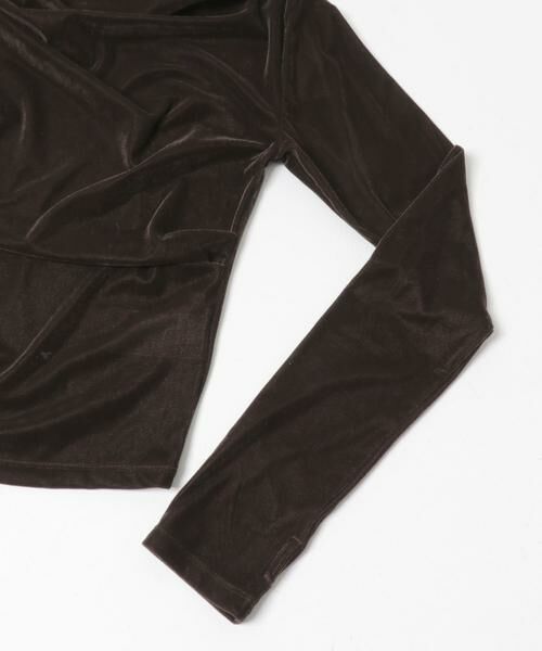 SENSE OF PLACE by URBAN RESEARCH / センスオブプレイス バイ アーバンリサーチ その他トップス | ベロアドレープトップ | 詳細13