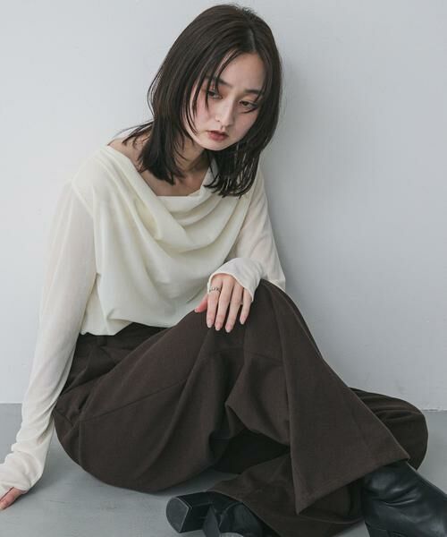 SENSE OF PLACE by URBAN RESEARCH / センスオブプレイス バイ アーバンリサーチ その他トップス | ベロアドレープトップ | 詳細18