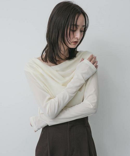 SENSE OF PLACE by URBAN RESEARCH / センスオブプレイス バイ アーバンリサーチ その他トップス | ベロアドレープトップ | 詳細19