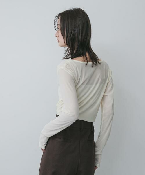 SENSE OF PLACE by URBAN RESEARCH / センスオブプレイス バイ アーバンリサーチ その他トップス | ベロアドレープトップ | 詳細21