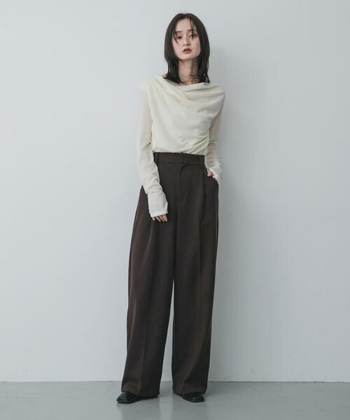 SENSE OF PLACE by URBAN RESEARCH / センスオブプレイス バイ アーバンリサーチ その他トップス | ベロアドレープトップ | 詳細22