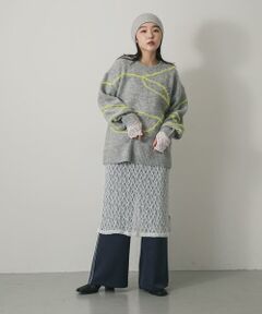 SENSE OF PLACE by URBAN RESEARCH / センスオブプレイス バイ アーバンリサーチ ニット・セーター | シャギーラインルーズニット