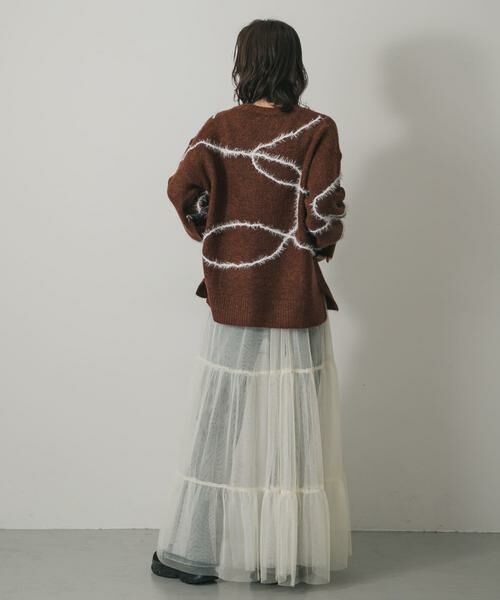 SENSE OF PLACE by URBAN RESEARCH / センスオブプレイス バイ アーバンリサーチ ニット・セーター | シャギーラインルーズニット | 詳細6