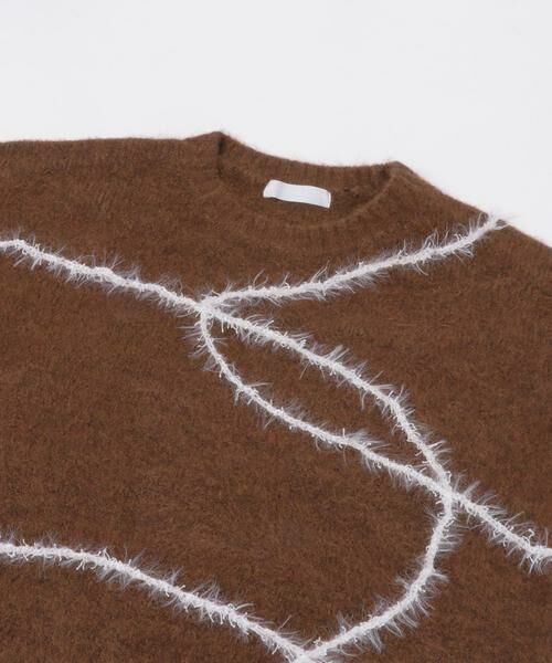 SENSE OF PLACE by URBAN RESEARCH / センスオブプレイス バイ アーバンリサーチ ニット・セーター | シャギーラインルーズニット | 詳細8