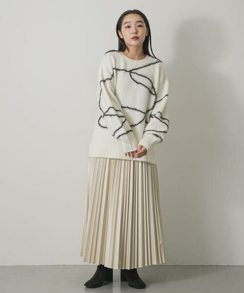 SENSE OF PLACE by URBAN RESEARCH / センスオブプレイス バイ アーバンリサーチ ニット・セーター | シャギーラインルーズニット | 詳細17